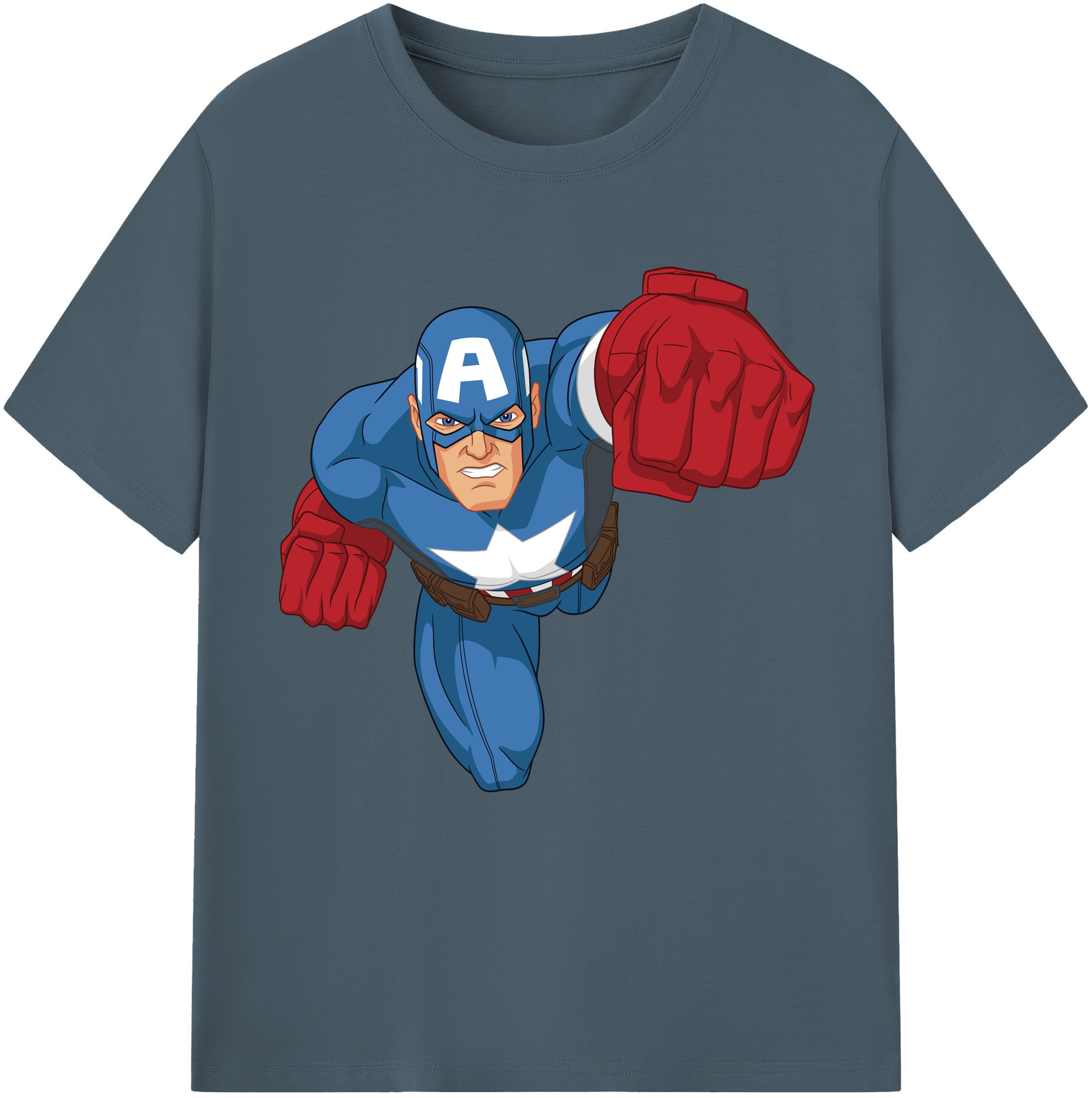 （画像用） アベンジャーズ The Avengers 綿100％半袖Tシャツ（フロントプリント）
